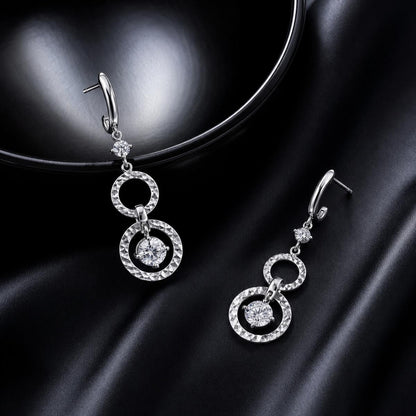 Silver Celeste Orbit Earrings product image 6