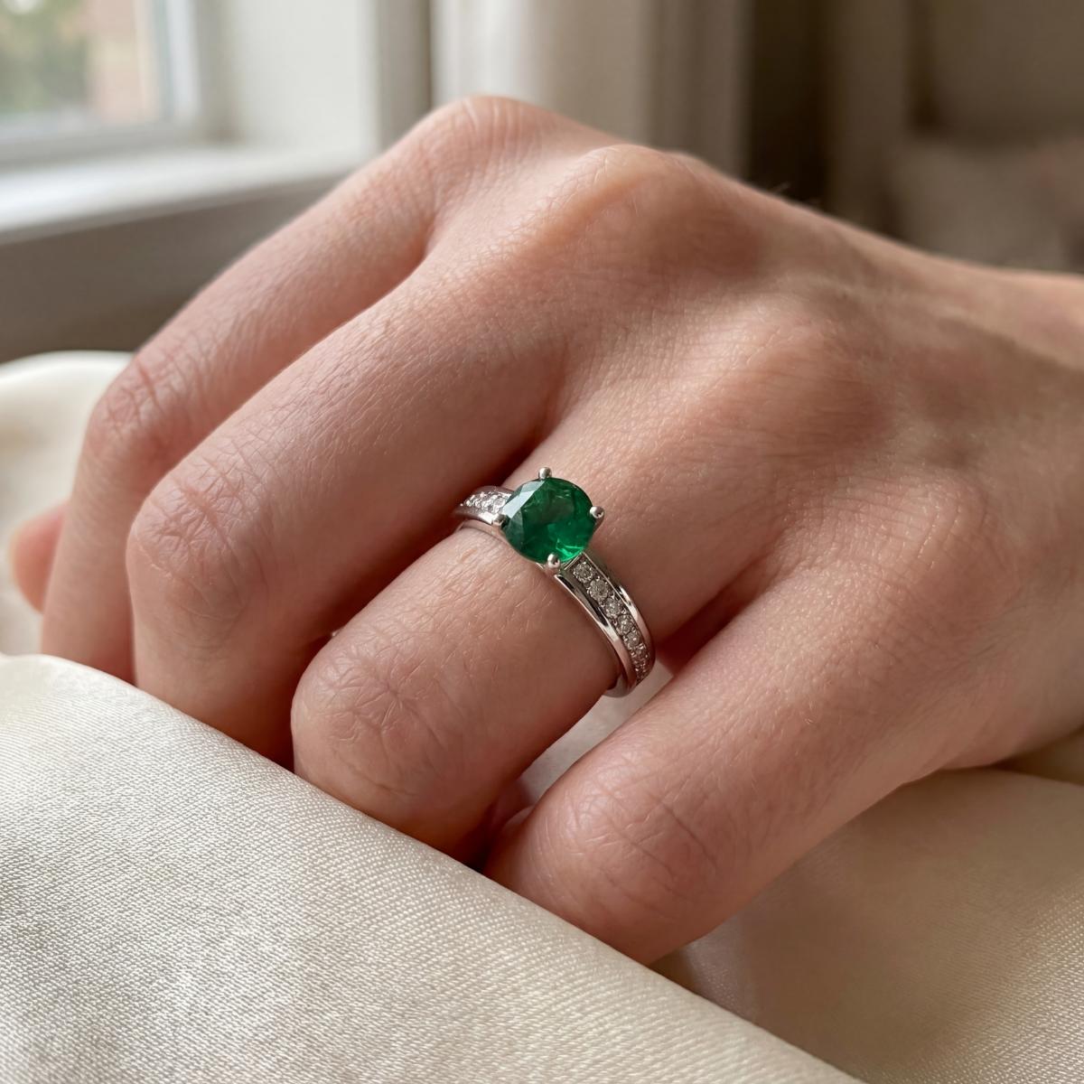 Silver Celestia Ring design detail