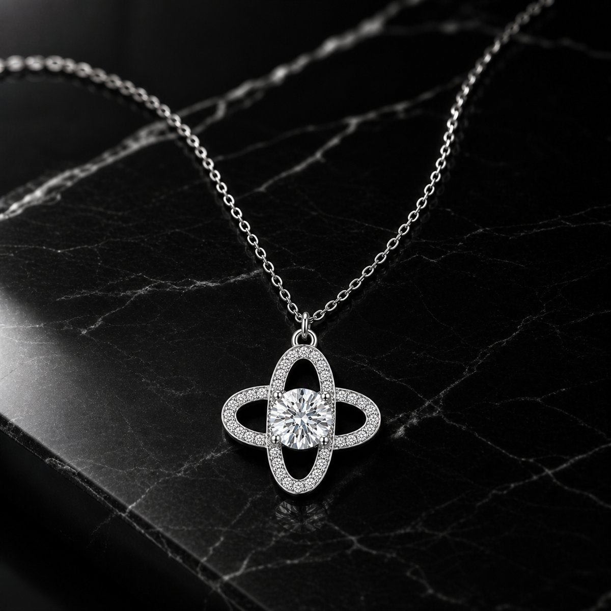 Silver Celestial Orbit Pendant product image 3