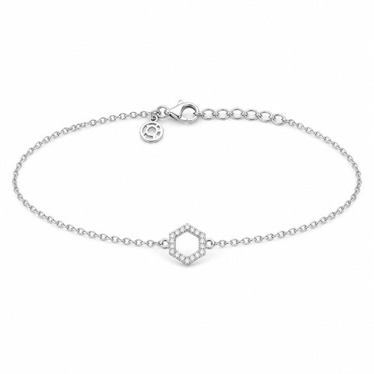 Silver Circle Halo Anklet product image 1