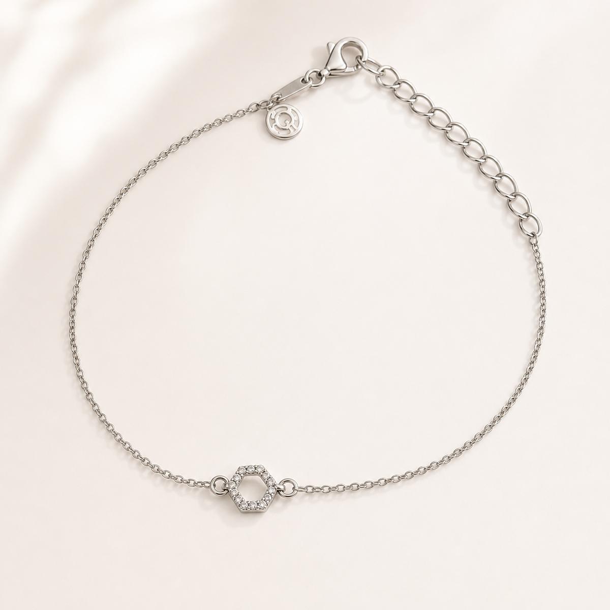 Silver Circle Halo Anklet product image 1