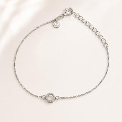 Silver Circle Halo Anklet product image 1