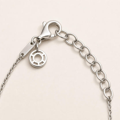 Silver Circle Halo Anklet product image 8