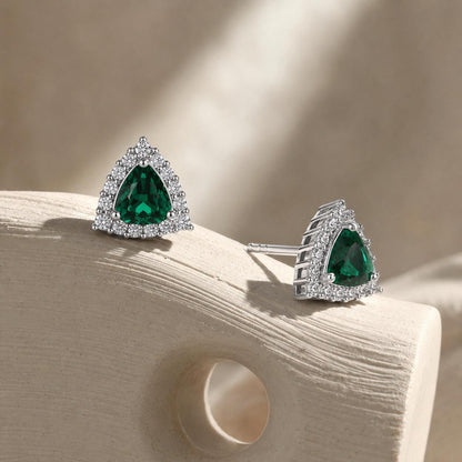Silver Emera Trillion Earrings product image 4