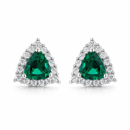 Silver Emera Trillion Earrings product image 1