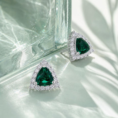 Silver Emera Trillion Earrings product image 5