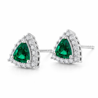 Silver Emera Trillion Earrings product image 2