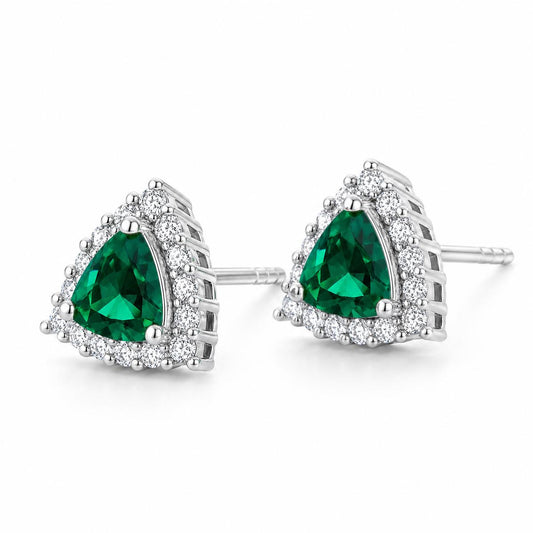 Silver Emera Trillion Earrings product image 2