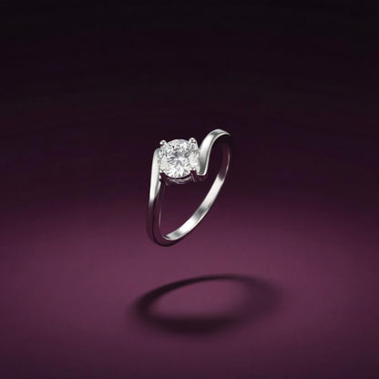 Silver Eterna Solitaire Ring product image 6