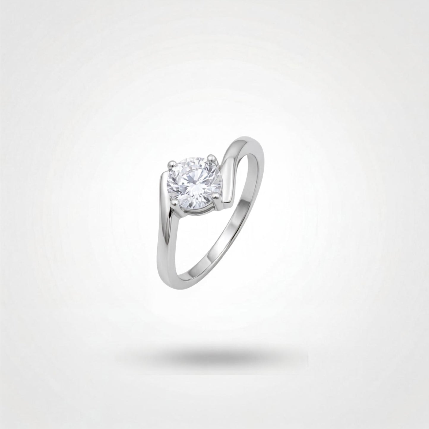 Silver Eterna Solitaire Ring product image 7
