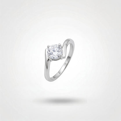 Silver Eterna Solitaire Ring product image 7