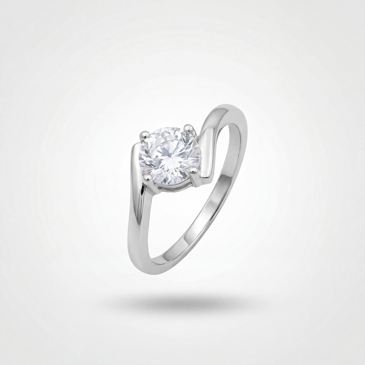 Silver Eterna Solitaire Ring product image 1