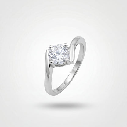 Silver Eterna Solitaire Ring product image 1