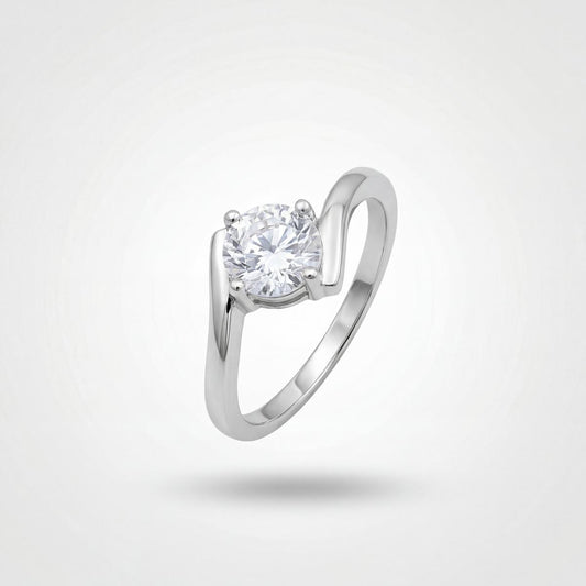 Silver Eterna Solitaire Ring product image 1