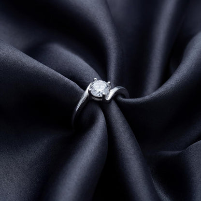 Silver Eterna Solitaire Ring product image 3