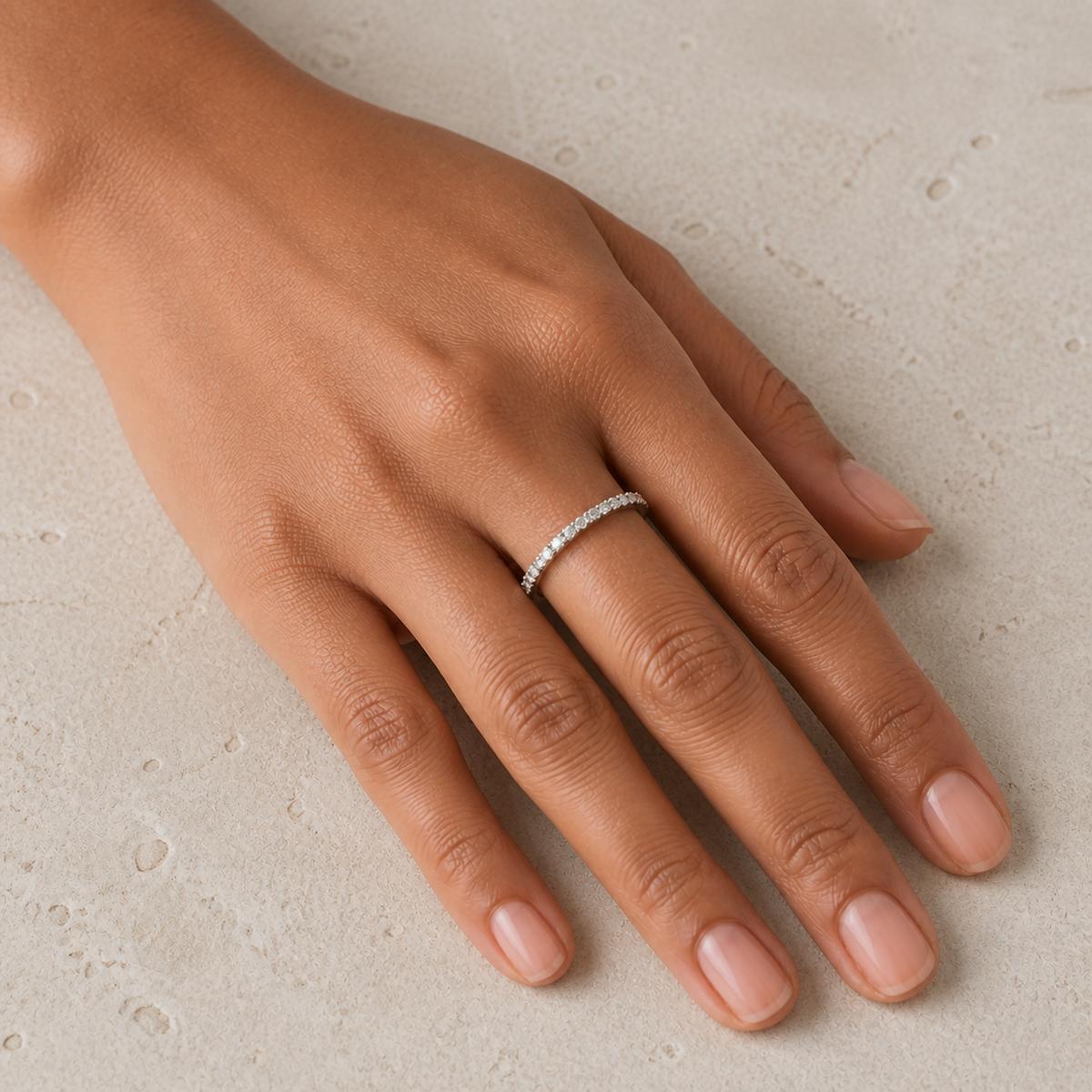 Silver Eternal Spark Ring product image 3