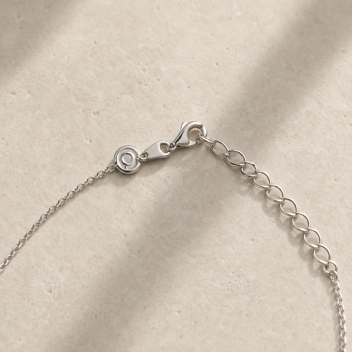 Silver Heart Charm Anklet product image 9