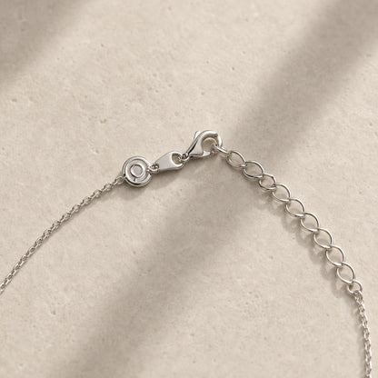 Silver Heart Charm Anklet product image 9