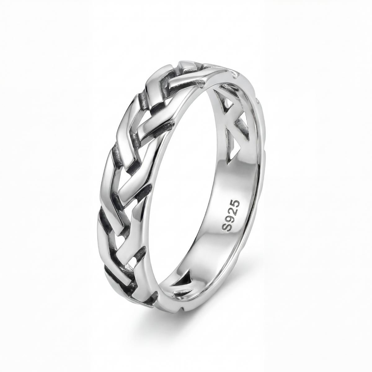 Silver Interlock Ring product image 1