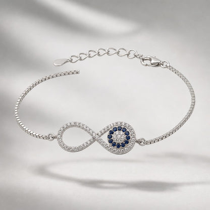 Silver Iris Infinity Bracelet product image 3