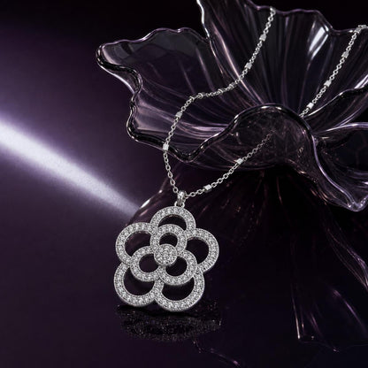 Silver Lotus Bloom Pendant product image 7