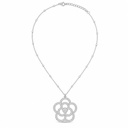 Silver Lotus Bloom Pendant product image 1