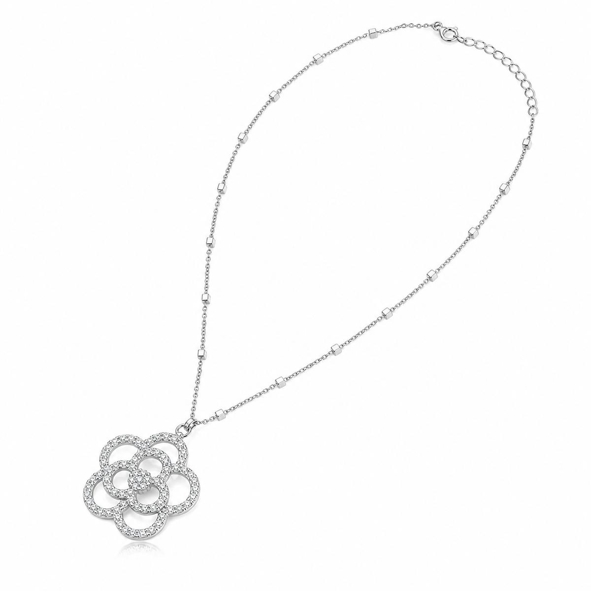 Silver Lotus Bloom Pendant product image 2