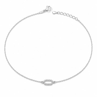 Silver Lumiere Link Anklet product image 1