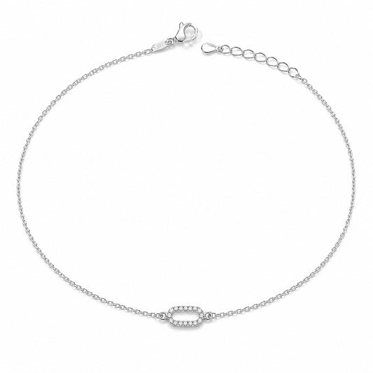 Silver Lumiere Link Anklet product image 1