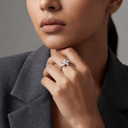 Silver Luna Petal Ring product image 5