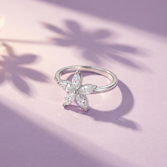 Silver Luna Petal Ring product image 2