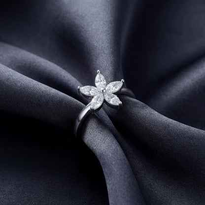 Silver Luna Petal Ring product image 3