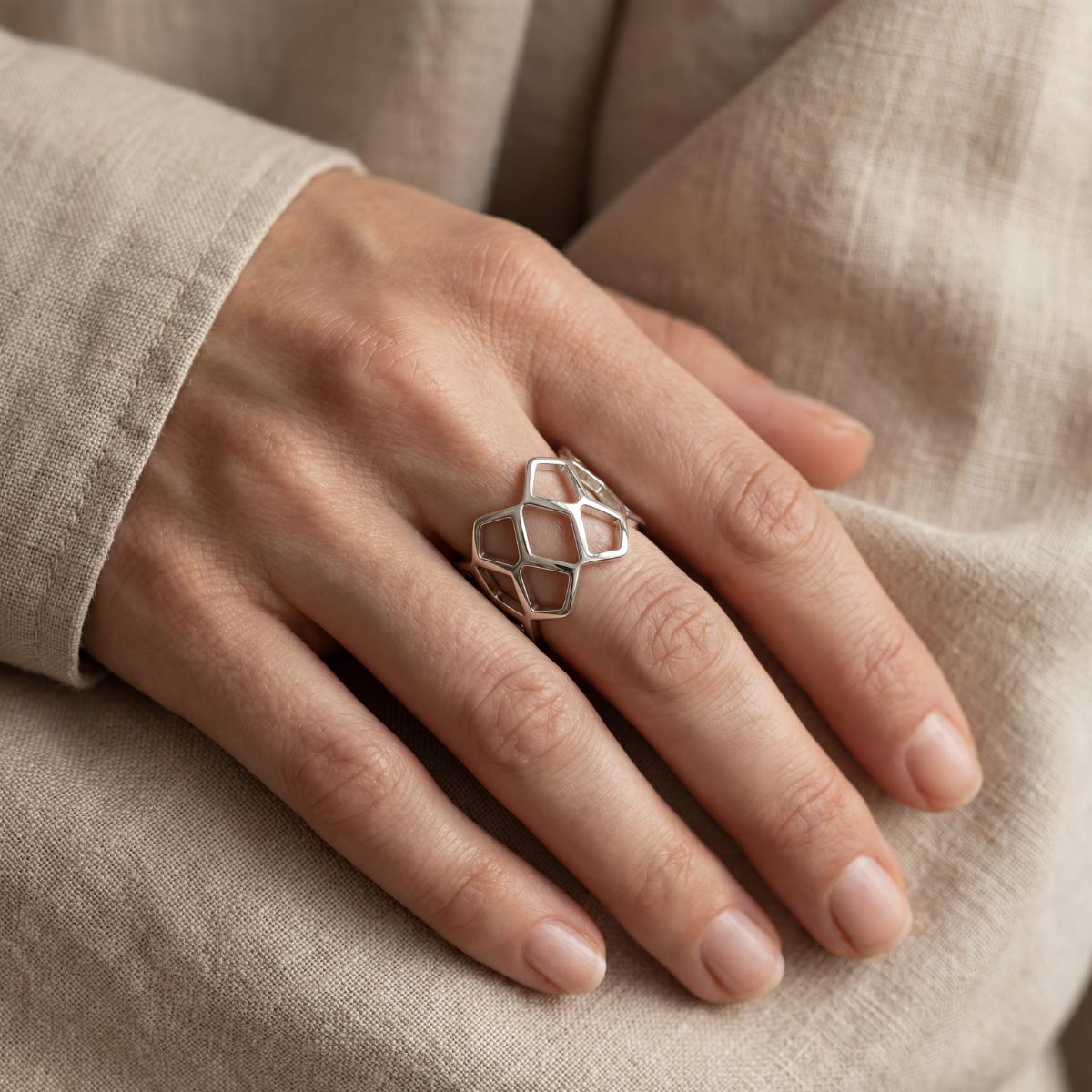 Silver Mesh Ring product image 6
