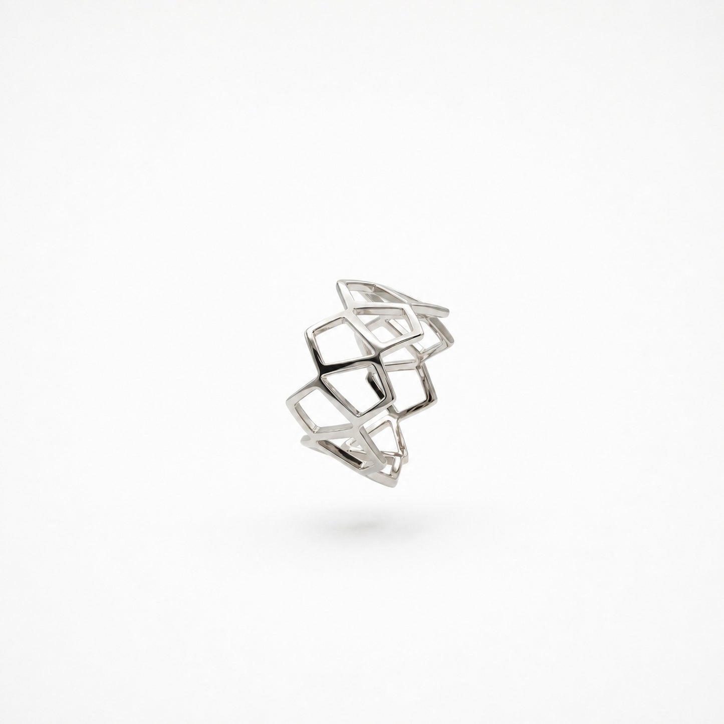 Silver Mira Pear Halo Pendant product image 2