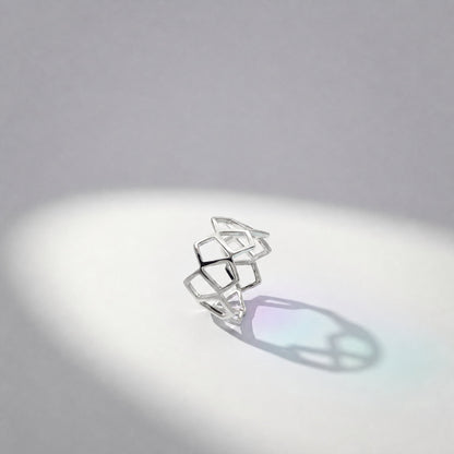 Silver Mira Pear Halo Pendant product image 6
