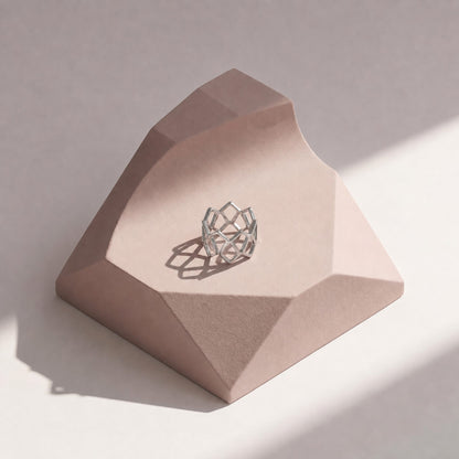 Silver Mira Pear Halo Pendant product image 10