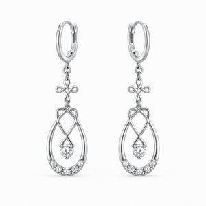 Silver Mira Teardrop Earrings product image 1
