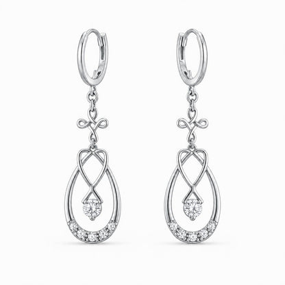 Silver Mira Teardrop Earrings product image 1