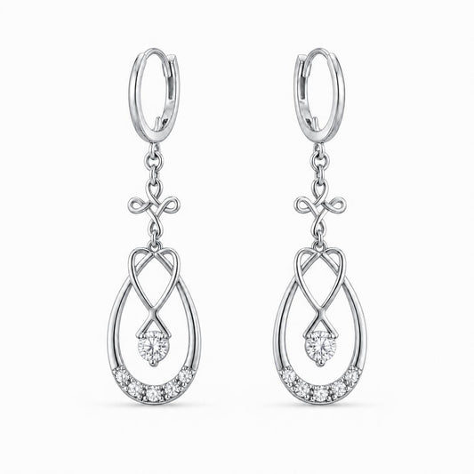 Silver Mira Teardrop Earrings product image 1