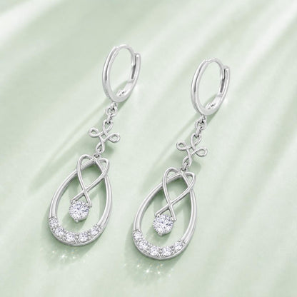 Silver Mira Teardrop Earrings product image 5