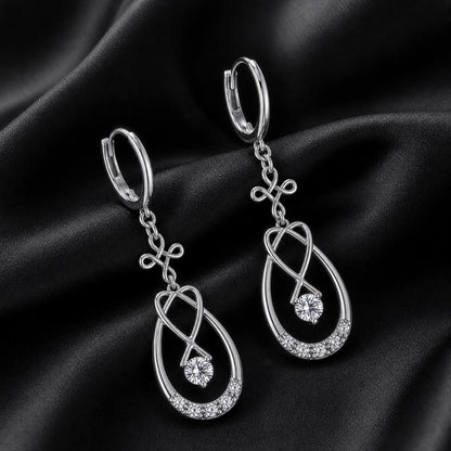 Silver Mira Teardrop Earrings product image 6