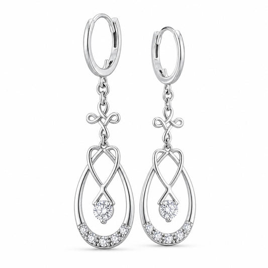 Silver Mira Teardrop Earrings product image 2