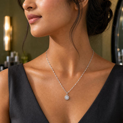 Silver Noir Orbit Pendant product image 8