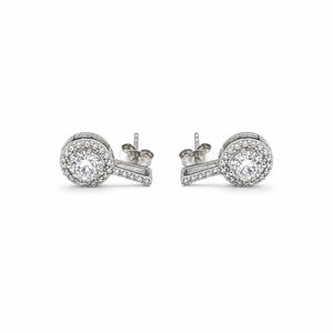 Silver Noor Halo Swing Earrings product image 1
