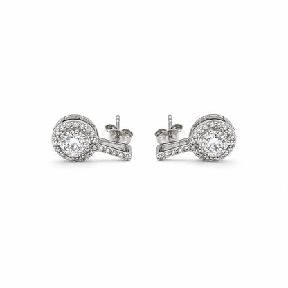 Silver Noor Halo Swing Earrings product image 1