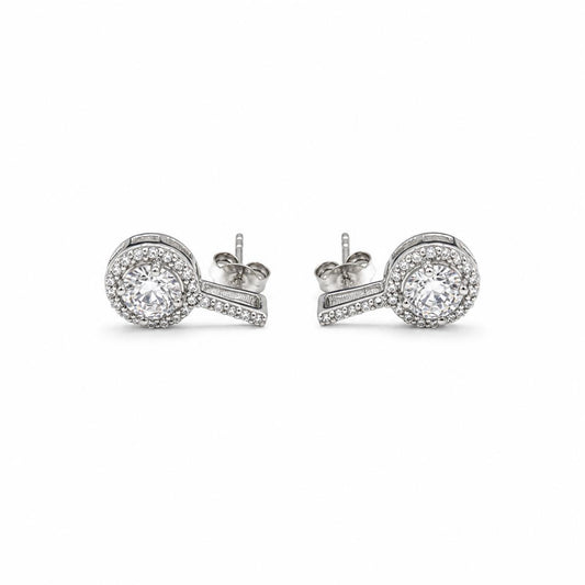 Silver Noor Halo Swing Earrings product image 1