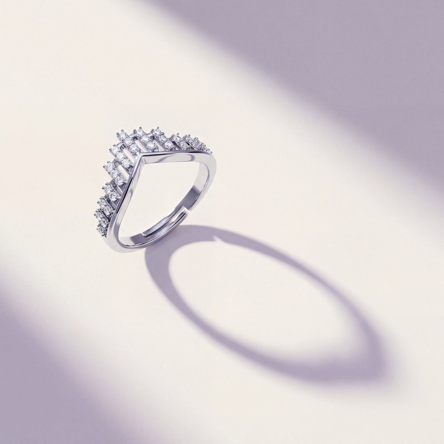 Silver Adjustable Nova Ring product image 2