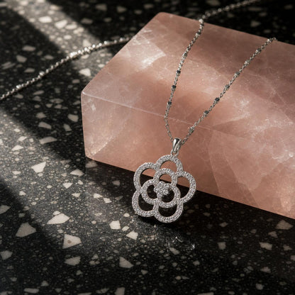 Silver Oria Bloom Pendant product image 4