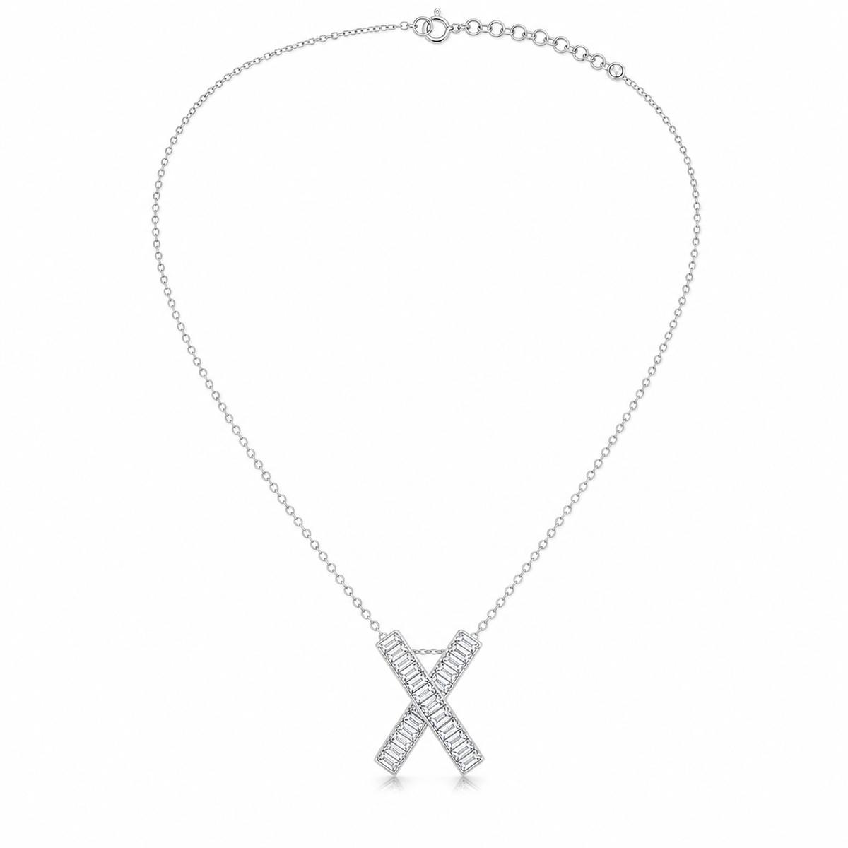 Silver Prism Cross Pendant product image 1