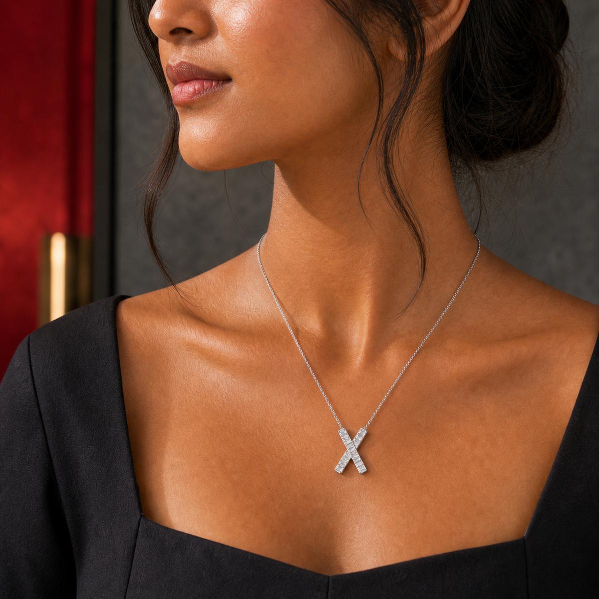 Silver Prism Cross Pendant product image 8